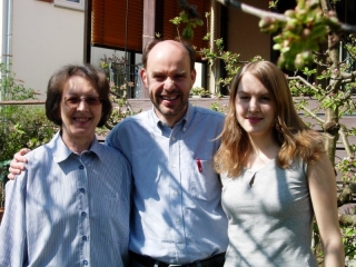 Gernot Gruber mit Familie